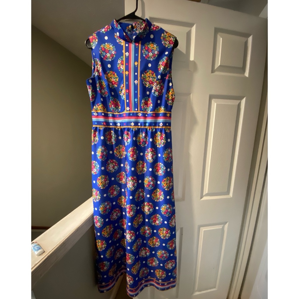 Vintage 1960s Yves Jennet Lord + Taylor maxi dress